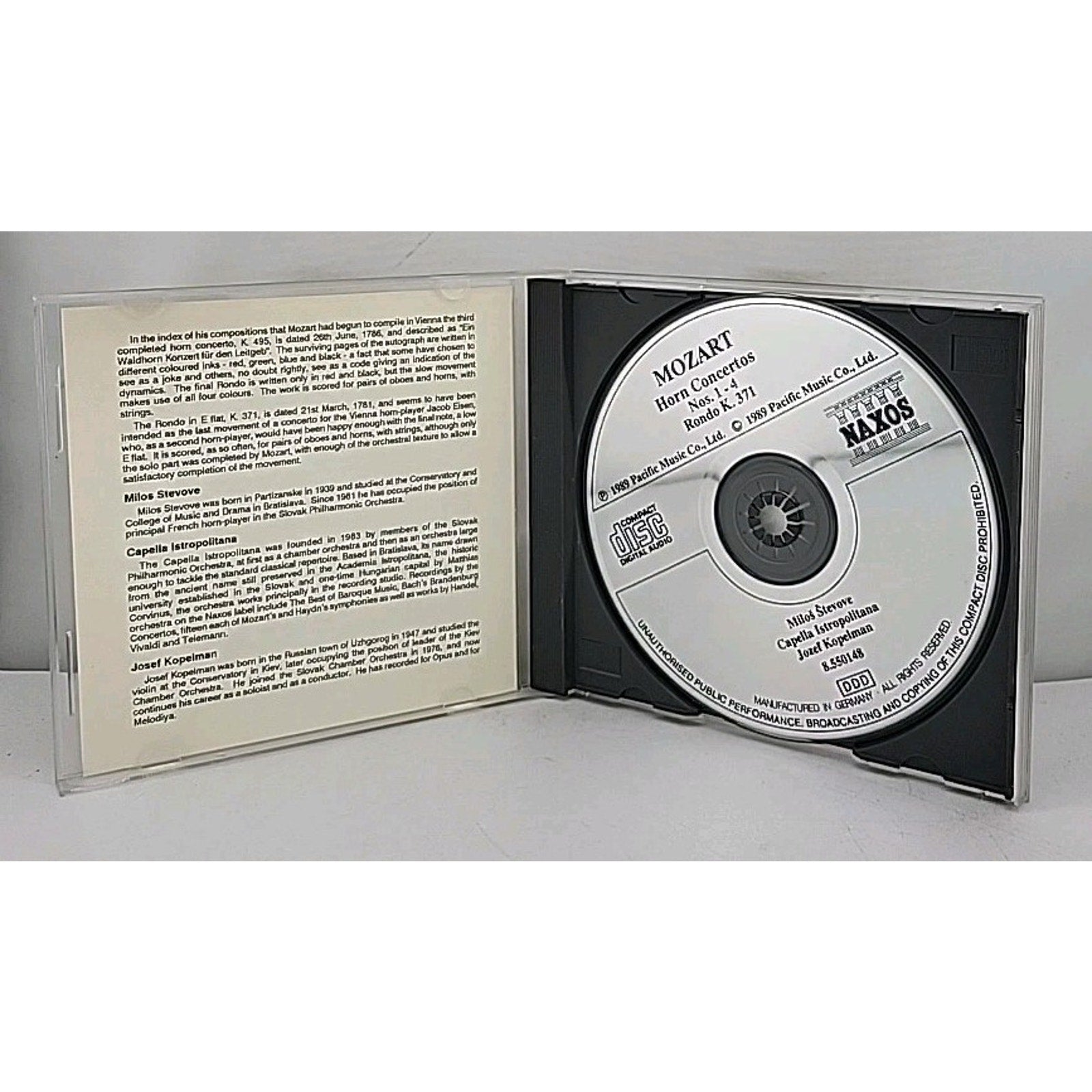 Mozart: Horn Concertos, Nos. 1-4 / Rondo K 371 - CD