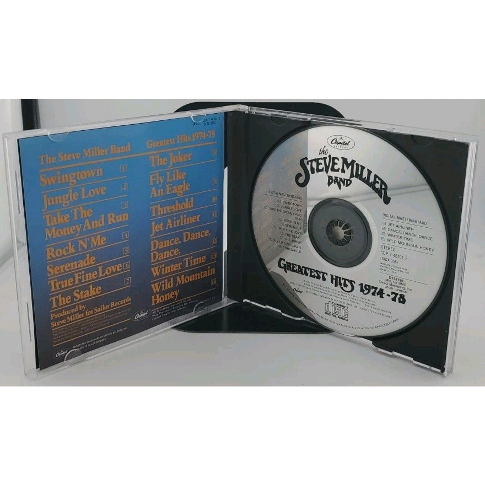 Greatest Hits: 1974-78 by Miller, Steve (CD, 1990)