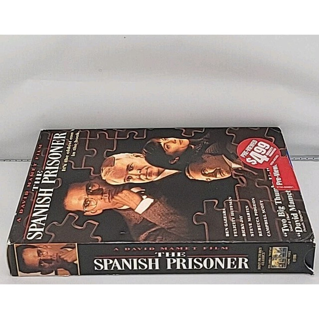 The Spanish Prisoner VHS 1997 Thriller Original Release Columbia Pictures
