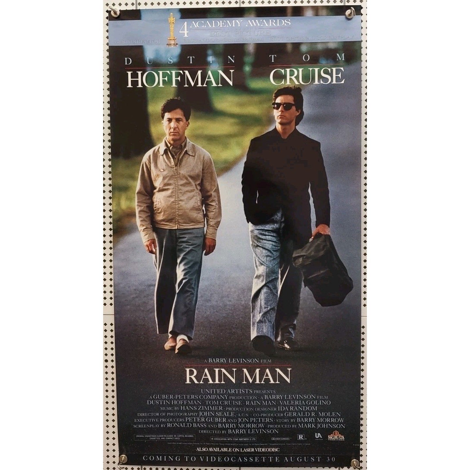 Rain Man - 1988 Rolled 20x37" Movie Poster - Tom Cruise