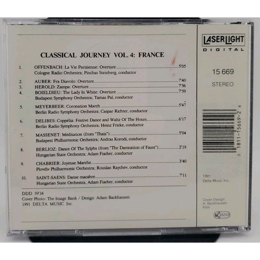 Classical Journey Vol 4 France CD - The Beautiful World of Classical Music