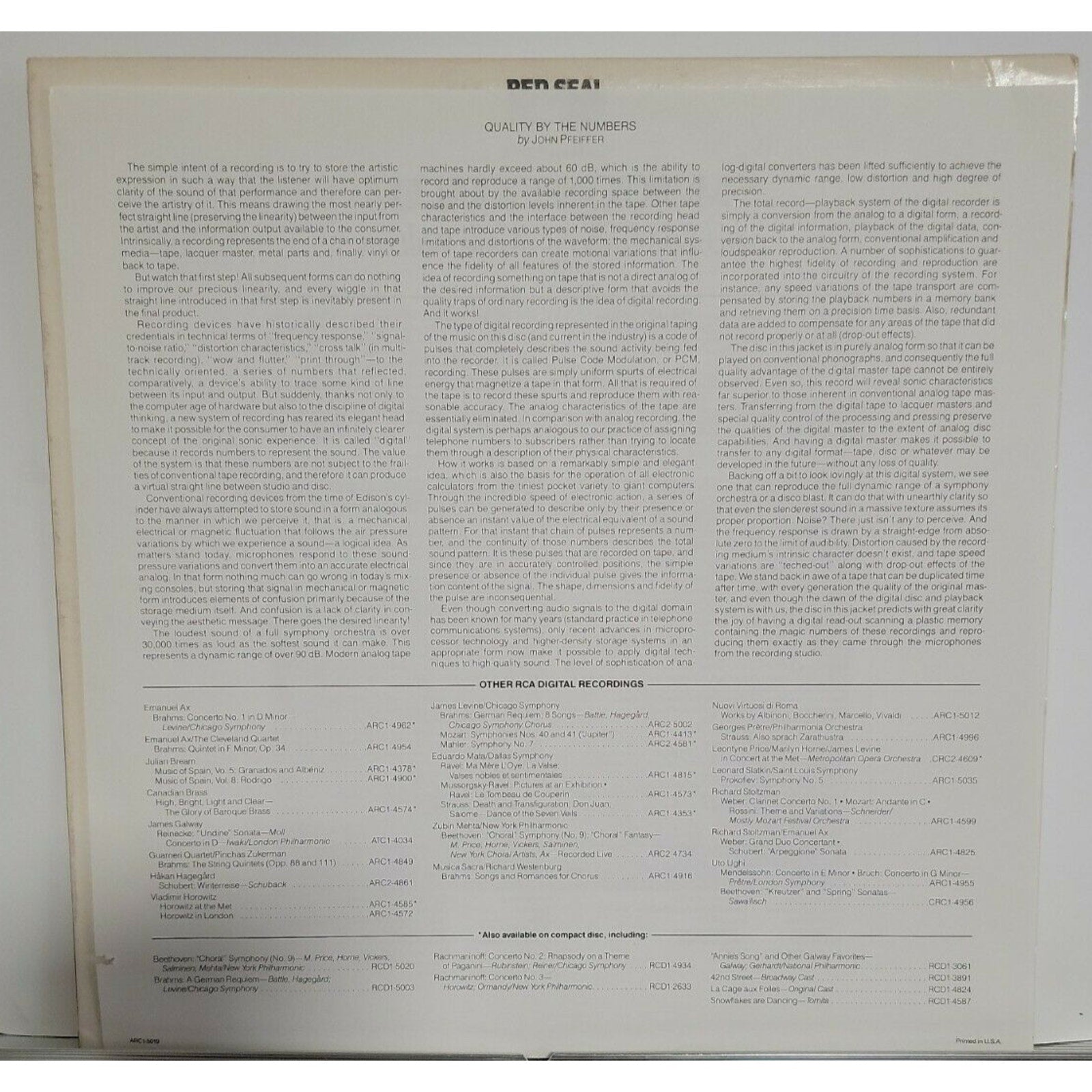 Morton Gould - Conducts His Burchfield Gallery And Apple Waltzes (Vinyl)