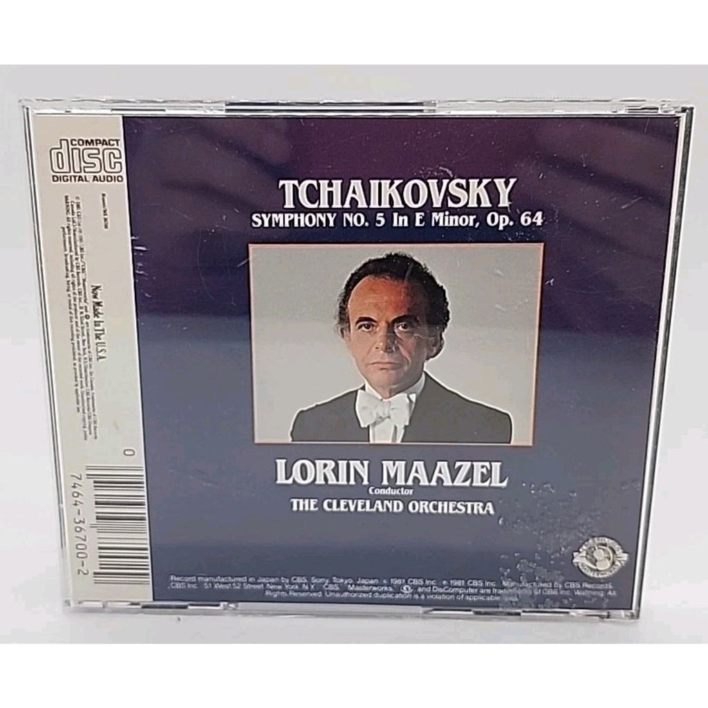 Tchaikovsky Symphony No. 5 Lorin Maazel/The Cleveland Orchestra CD