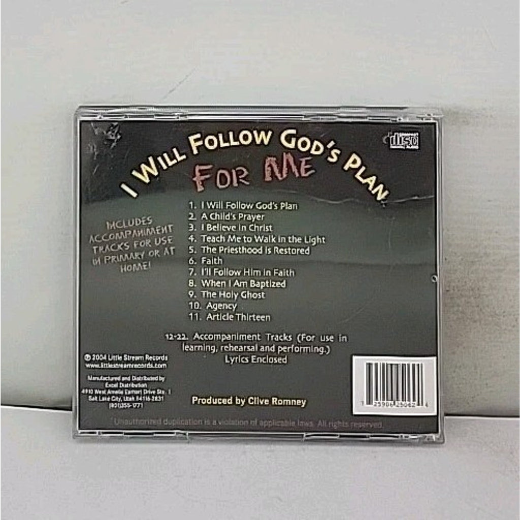 I Will Follow God's Plan for Me CD 2005 Primary Program
