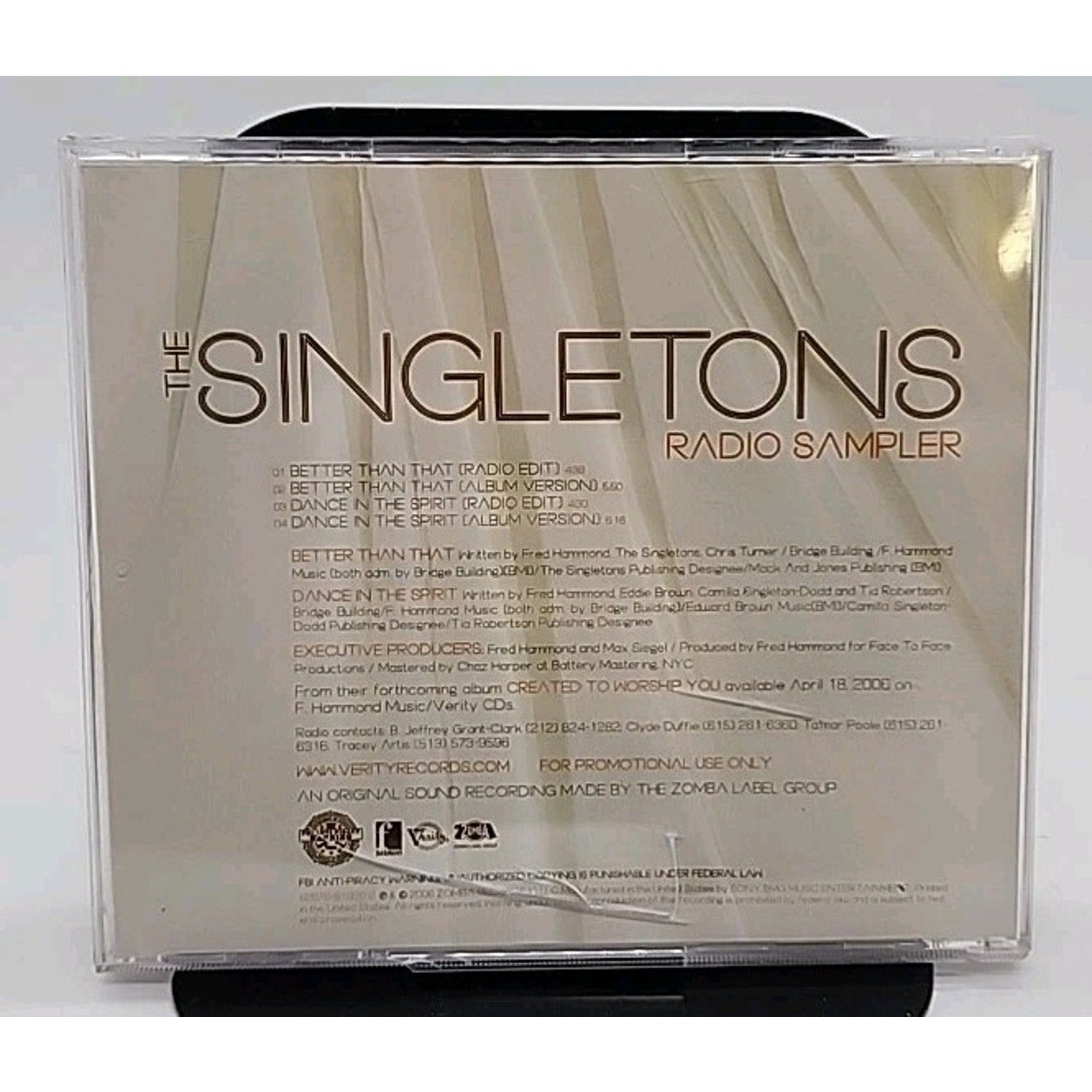 The Singletons Radio Sampler (CD)