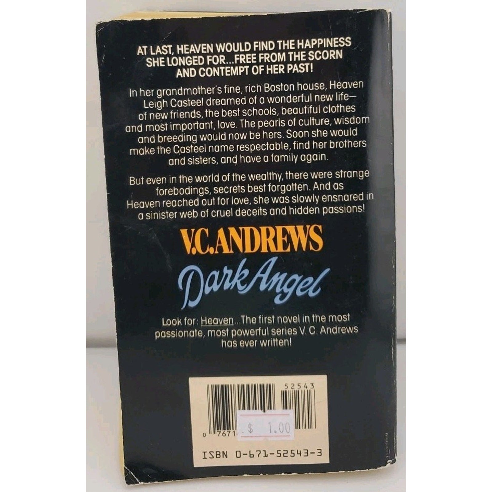 Dark Angel by V. C. Andrews (1986, Mass Market)