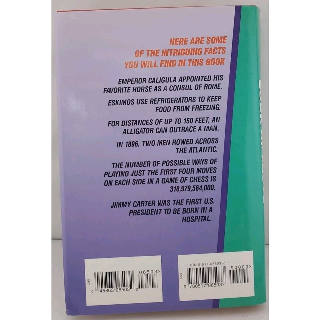 Isaac Asimov's Book of Facts by Isaac Asimov (1991, Hardcover)