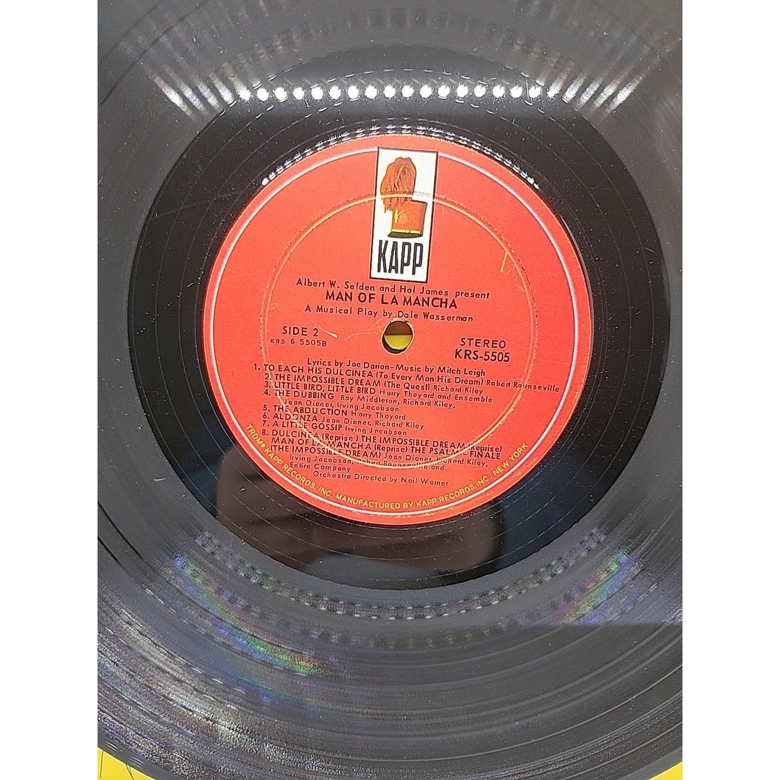 Man Of La Mancha Original Cast Recording 1966 (Record)