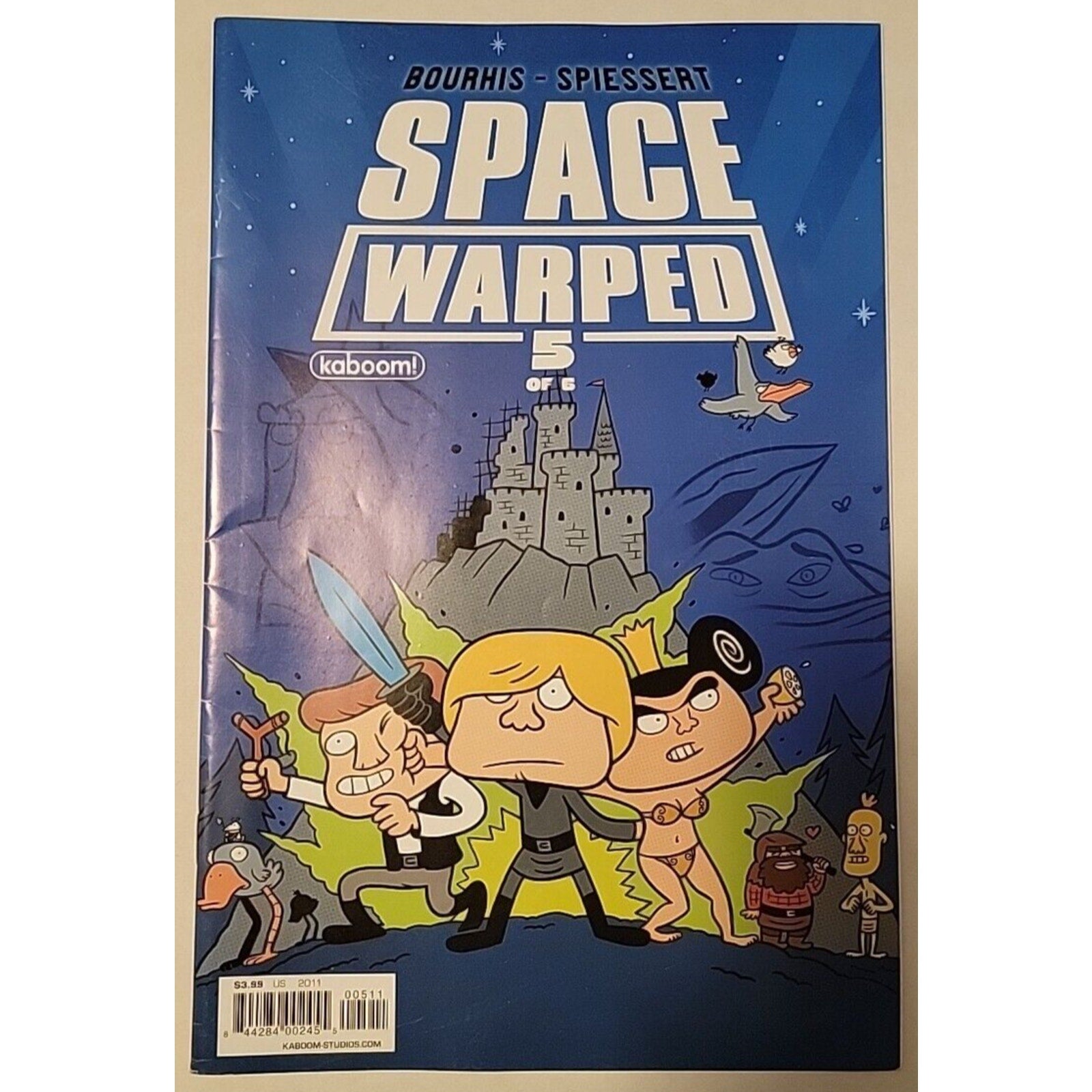 Space Warped #5 Boom Kaboom Comics 2011 Variant Cover B Star Wars Spoof