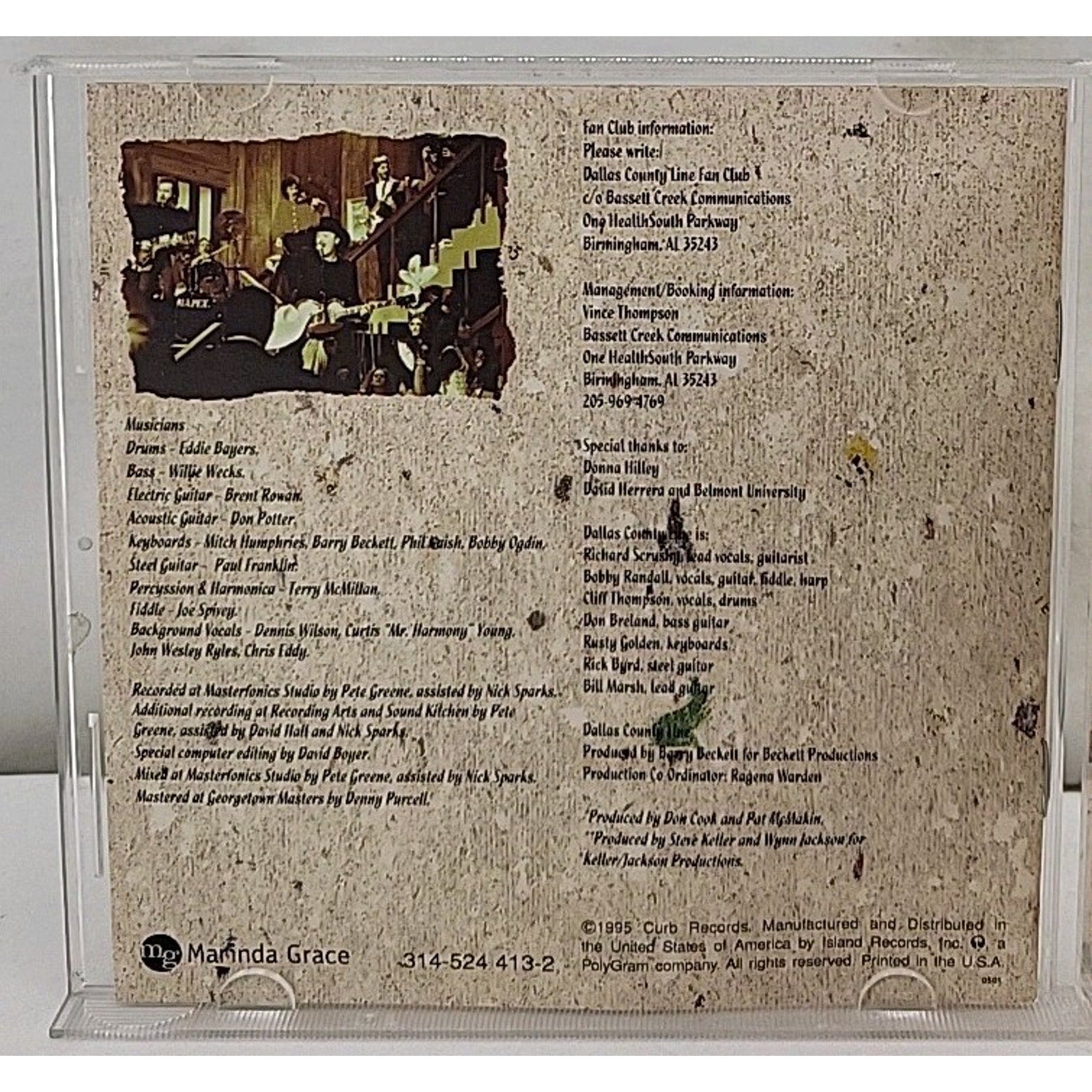 Dallas County Line by Dallas County Line (CD, Jul-1997, Island (Label))