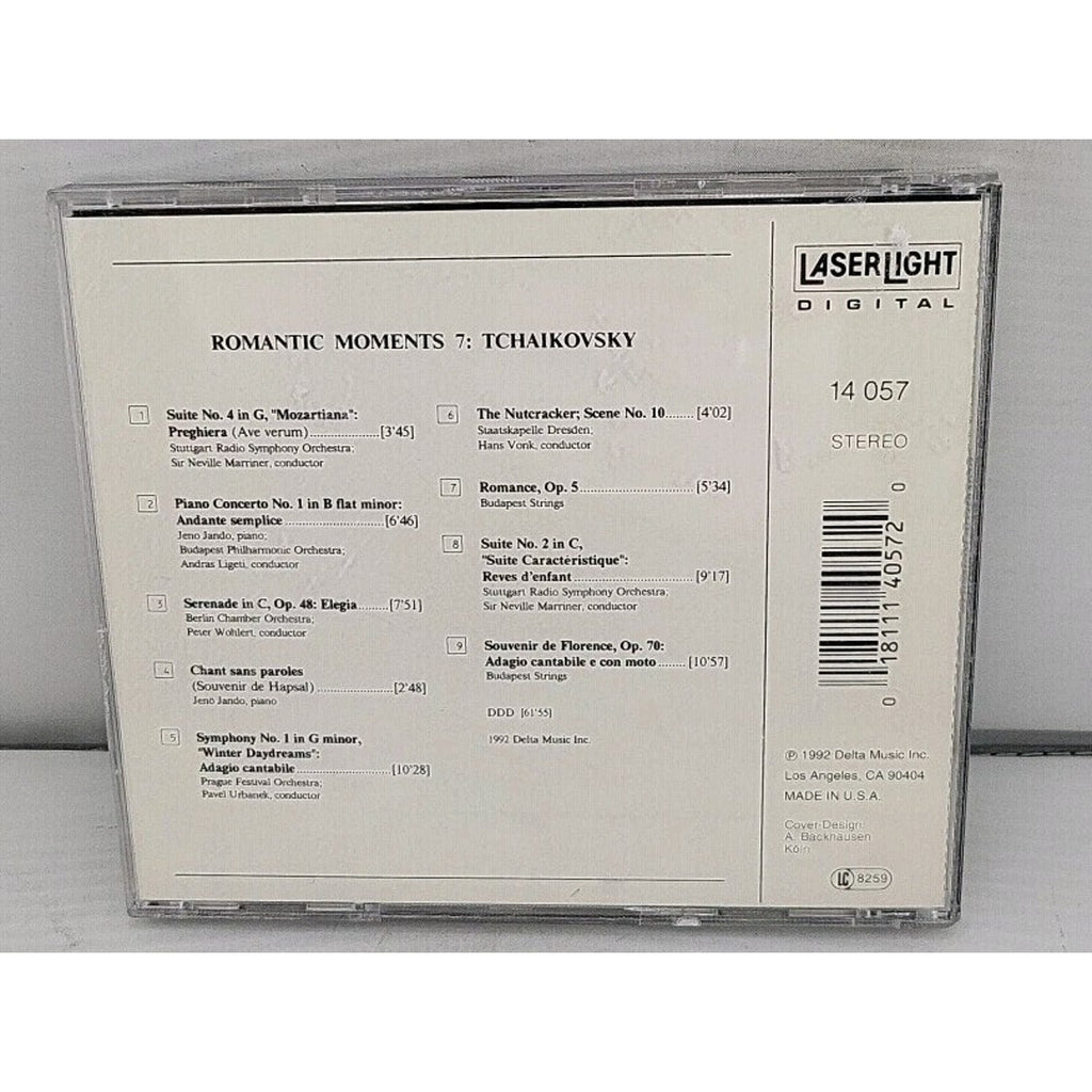 Vol. 7-Tchaikovsky by Tchaikovsky / Vonk / Marriner / Stuttgart Radio (CD, 1993)