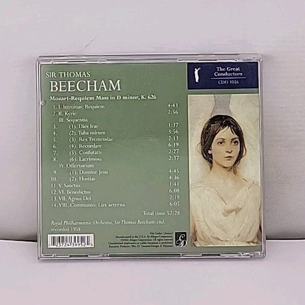 Conducts Mozart's Requiem Mass (Dm) by Thomas Beecham (CD, 2002)