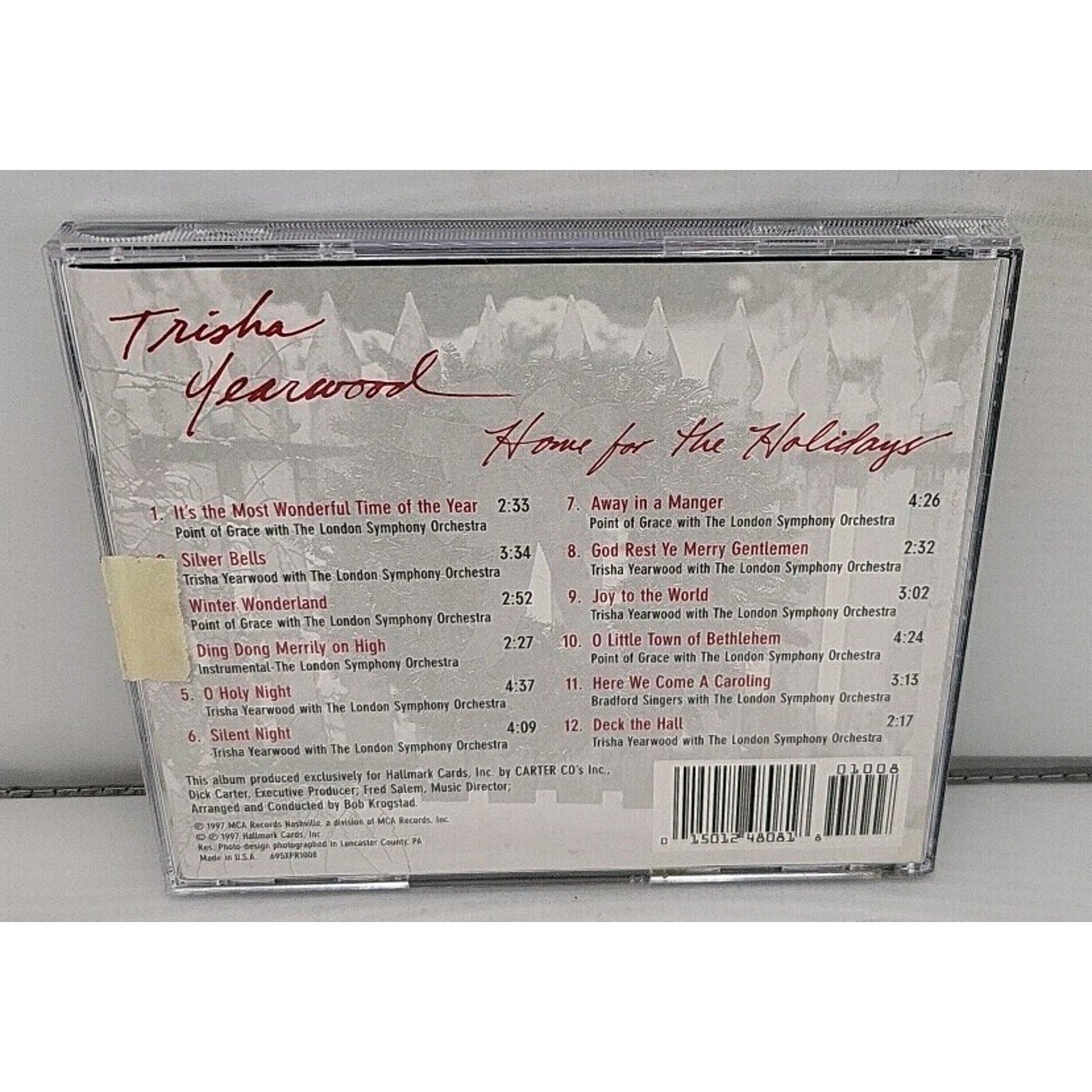 Hallmark Trisha Yearwood: Home For The Holidays (CD, 1997)