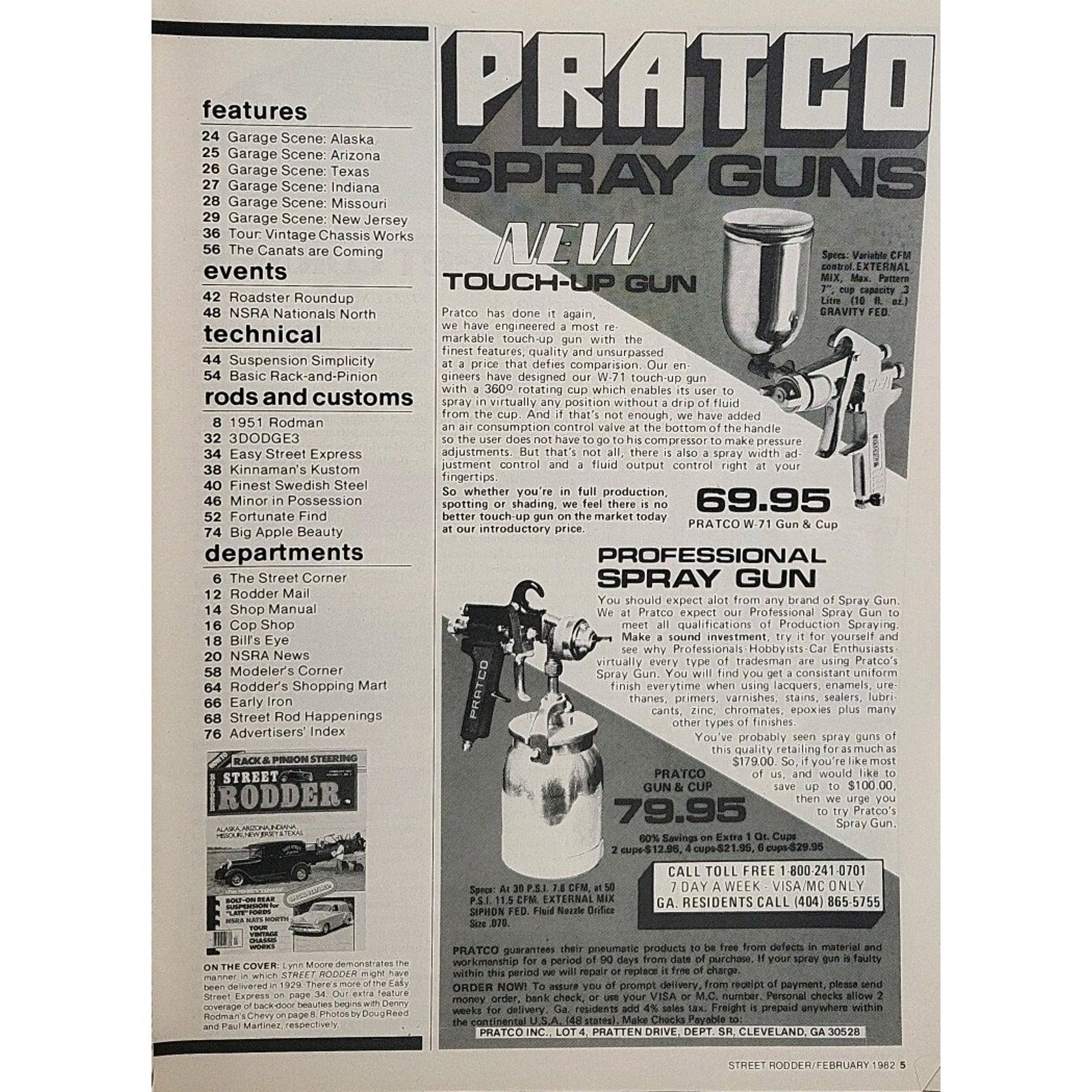 Street Rodder Magazine February 1982 Volume 11 No. 2