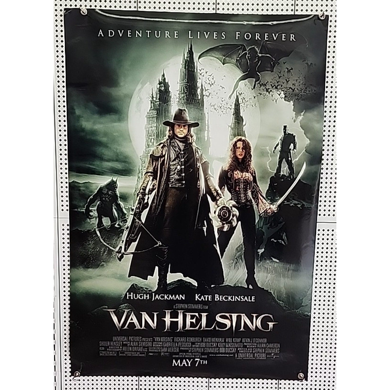 Van Helsing Movie Poster 2 Sided Original 27x40 Kate Beckinsale