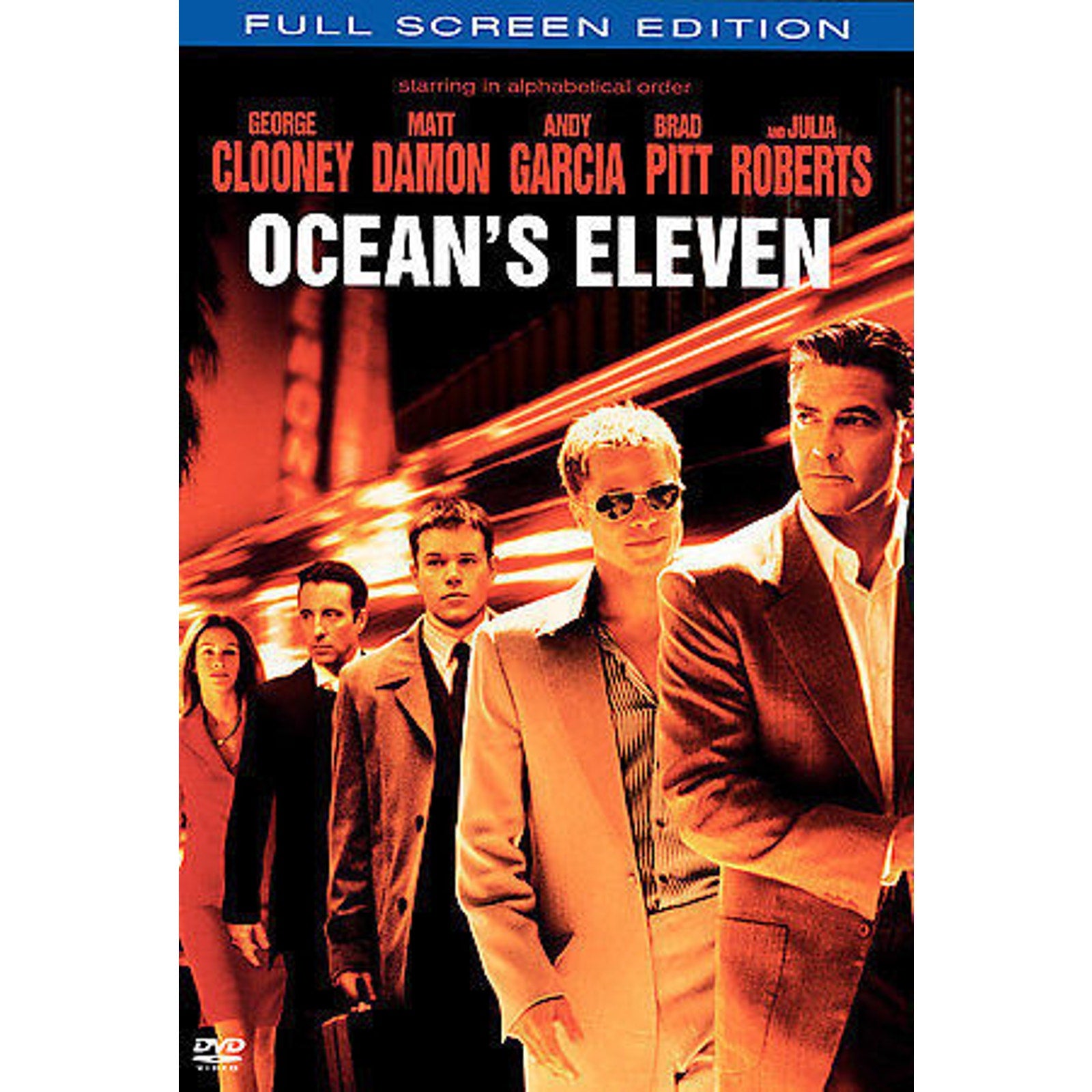 Oceans Eleven (DVD, 2002, Full Frame Edition)