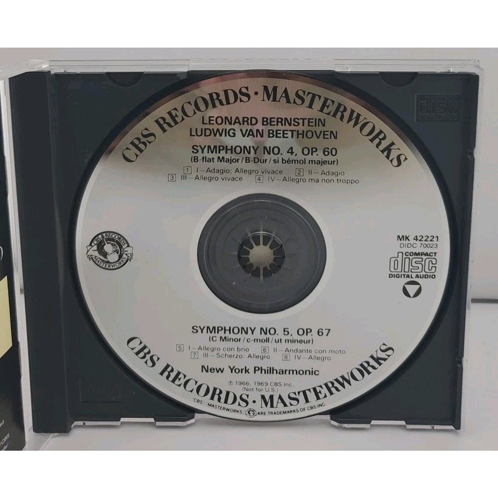 Beethoven: Symphonies Nos. 4 & 5 (CD, CBS Records)