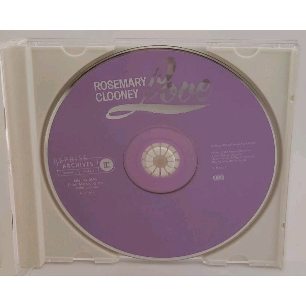 Rosemary Clooney - Love - Nelson Riddle CD