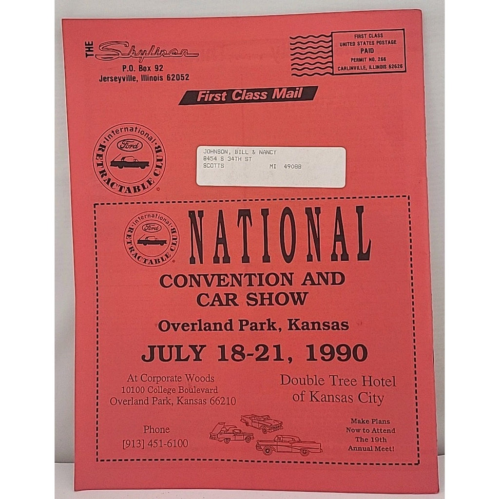 The Skyliner - International Retractable Club - April 1990 Number 114