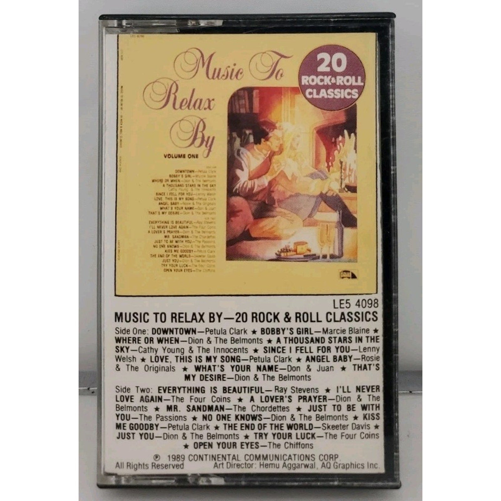 Music To Relax 20 Rock & Roll Classics (Cassette)