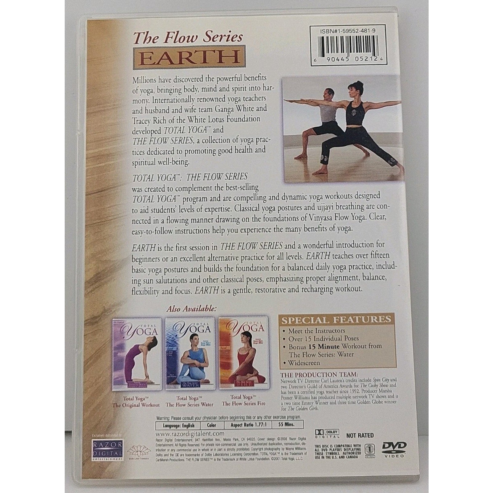 Total Yoga: Earth (DVD, 2004)