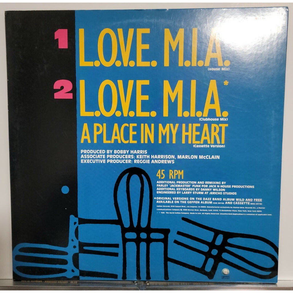 The Dazz Band* ‎– Love M.I.A. (Vinyl)