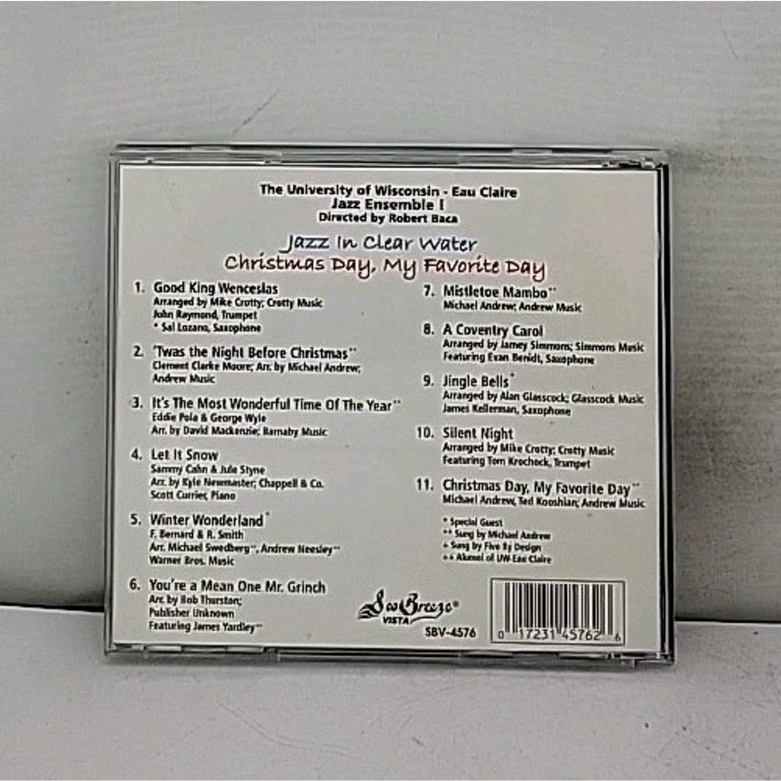 Christmas Day: My Favorite D by University of Wisconsin-Eau Claire (CD, 2008)