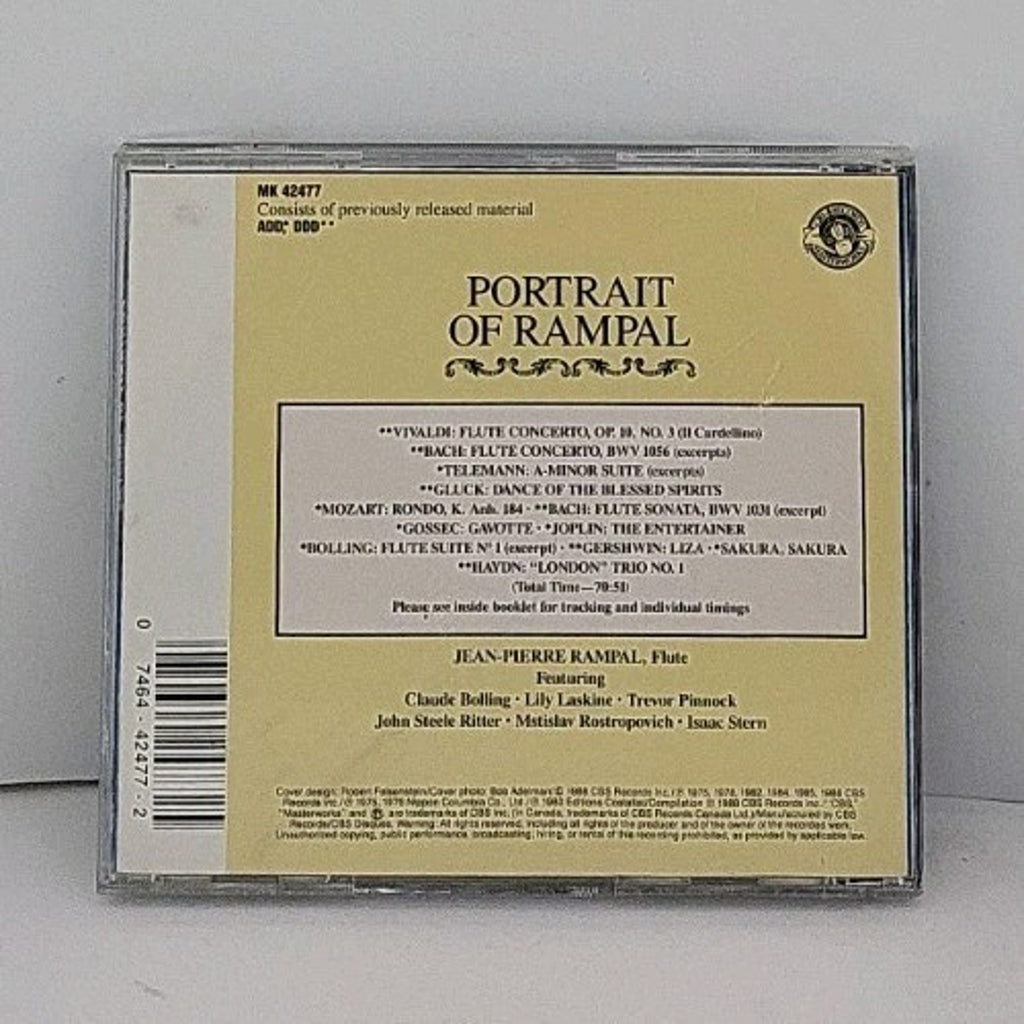 Portrait of Rampal by Jean-Pierre Rampal (CD, 1990)