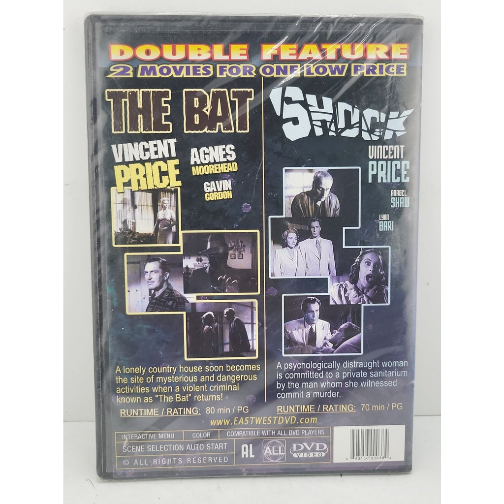 The Bat/Shock Double Feature DVD