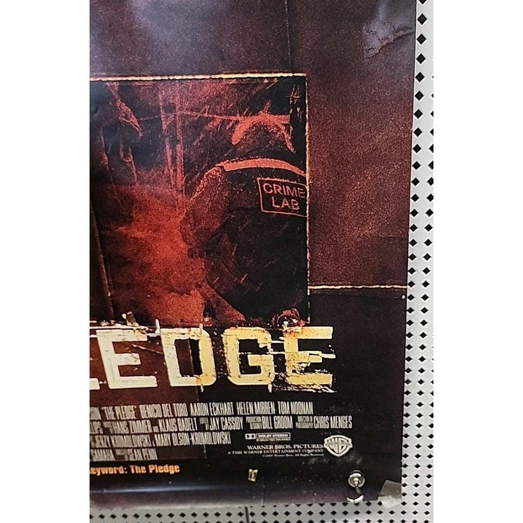 The Pledge Movie Poster 2 Sided Original Final 27x40 Jack Nicholson
