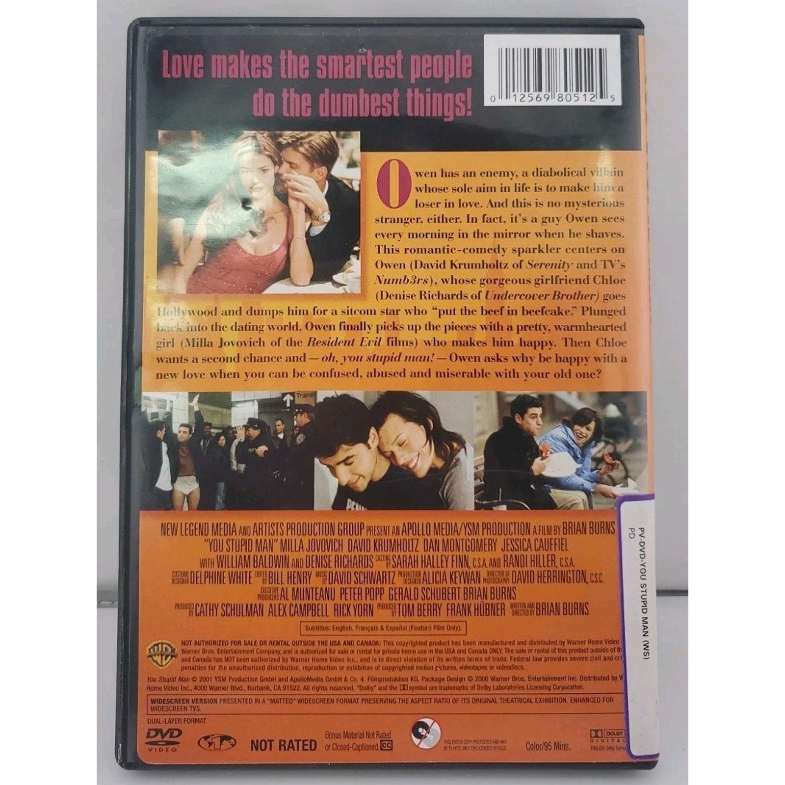You Stupid Man (DVD, 2001)