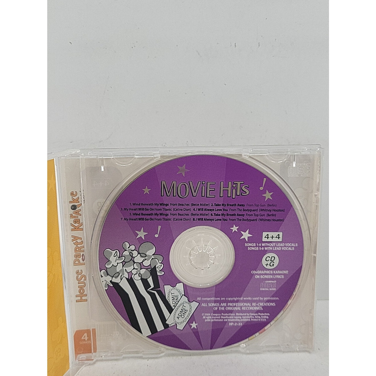 House Party Karaoke Movie Hits CD