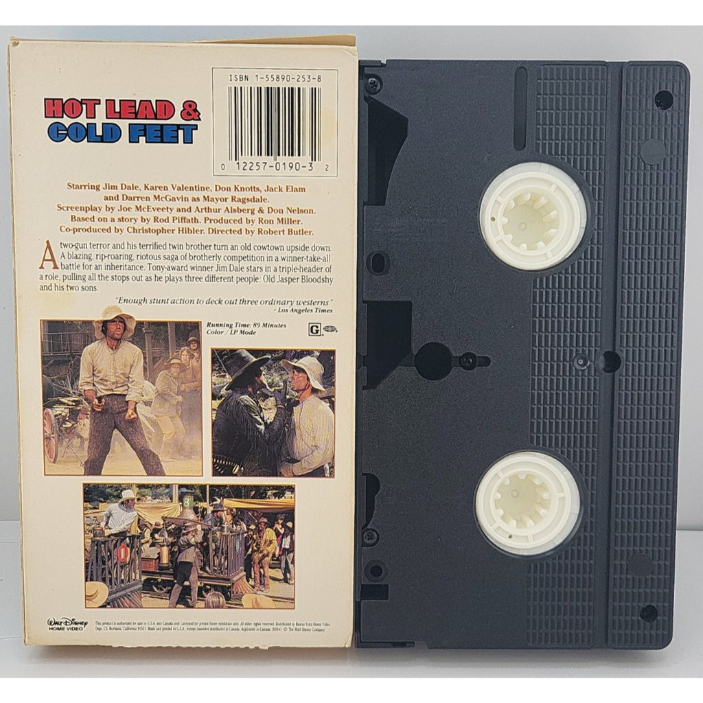 Hot Lead and Cold Feet (VHS, 1997)