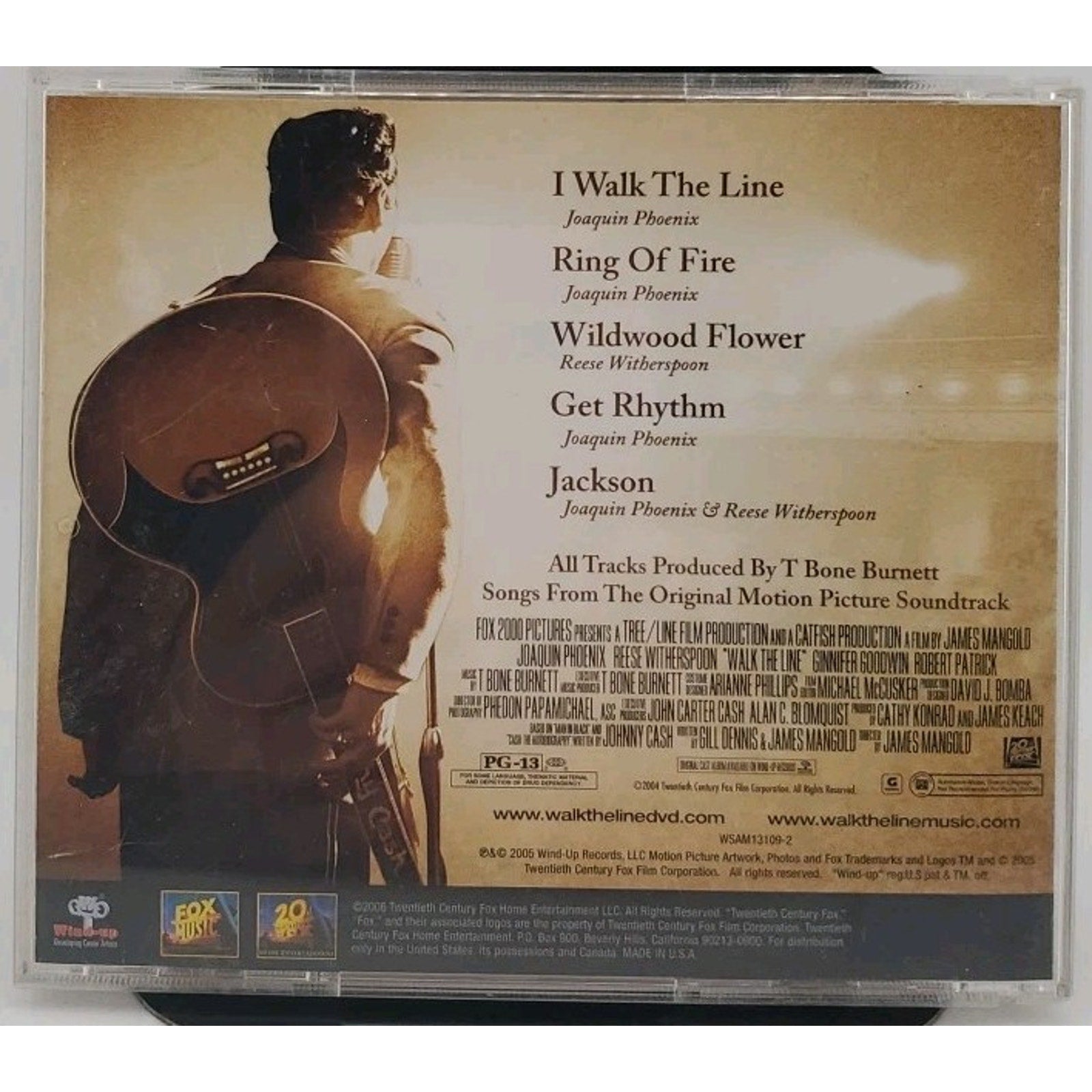 Walk The Line Music CD ~ Songs From The Original Motion Picture