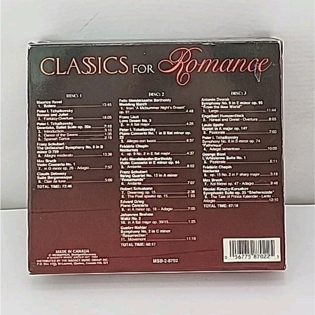 Classics for Romance by Various (CD, 1995) W/ Sleeve