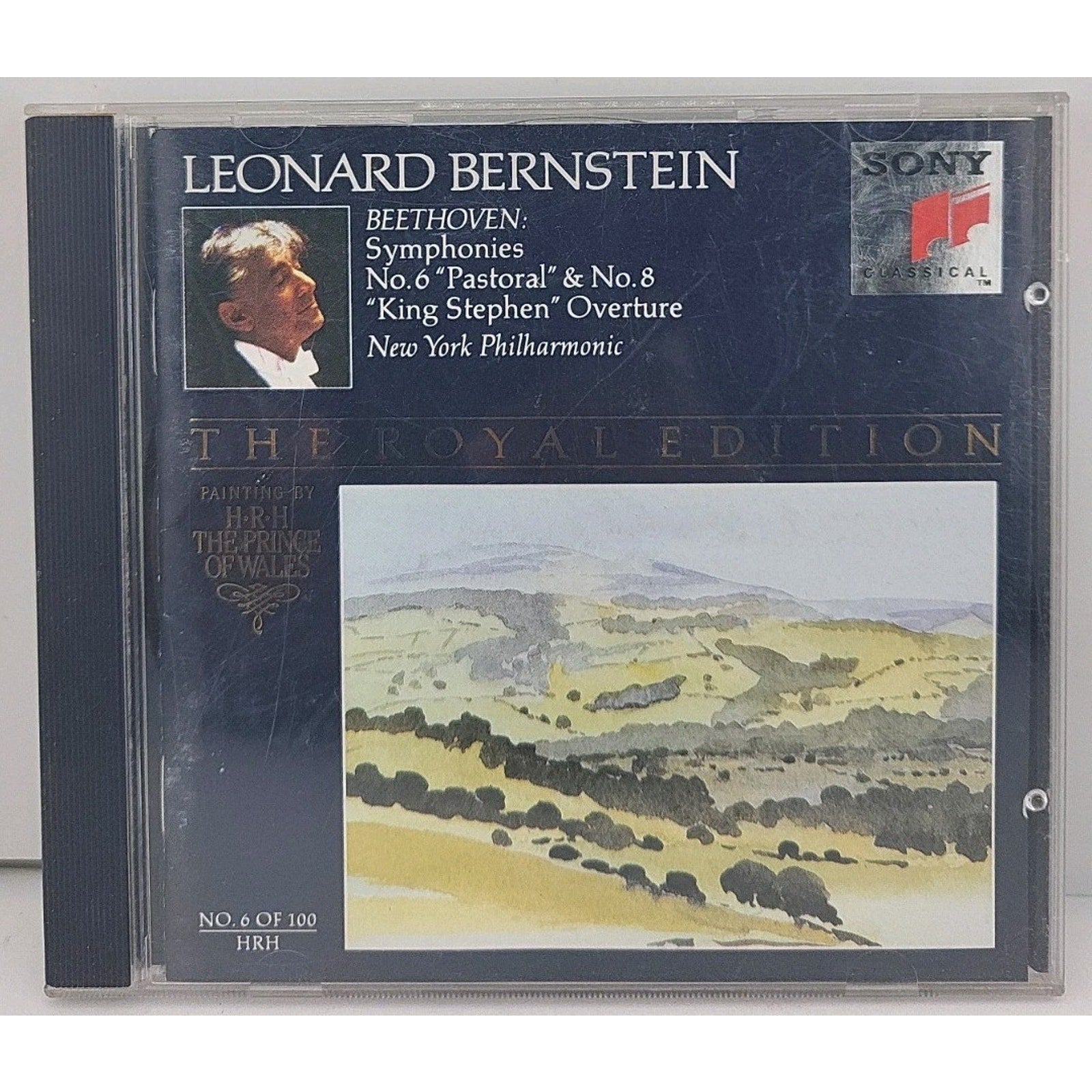 Leonard Bernstein Beethoven Symphonies No.6 Pastoral No.8 CD