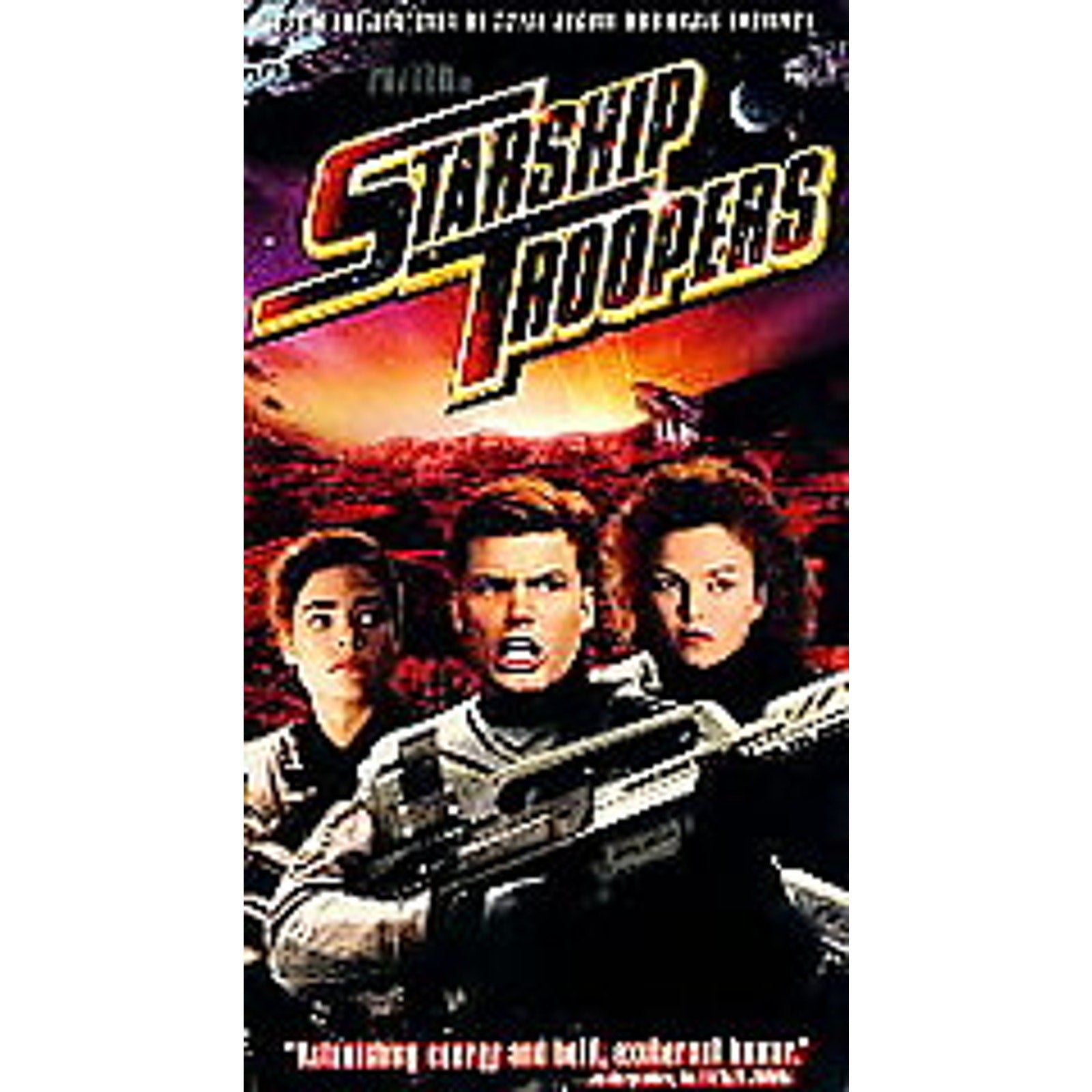Starship Troopers (VHS, 1998, Closed captioned)