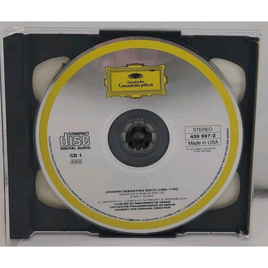 Bach Karajan - Mass In B - 2 CD -