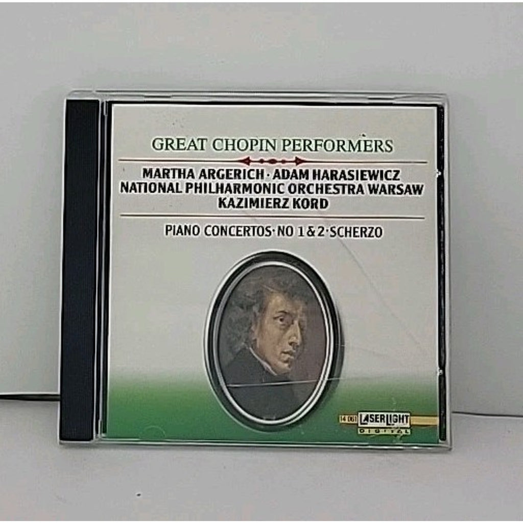 Great Chopin Performers - Piano Concerto 1 & 2 / Scherzo CD Martha Argerich