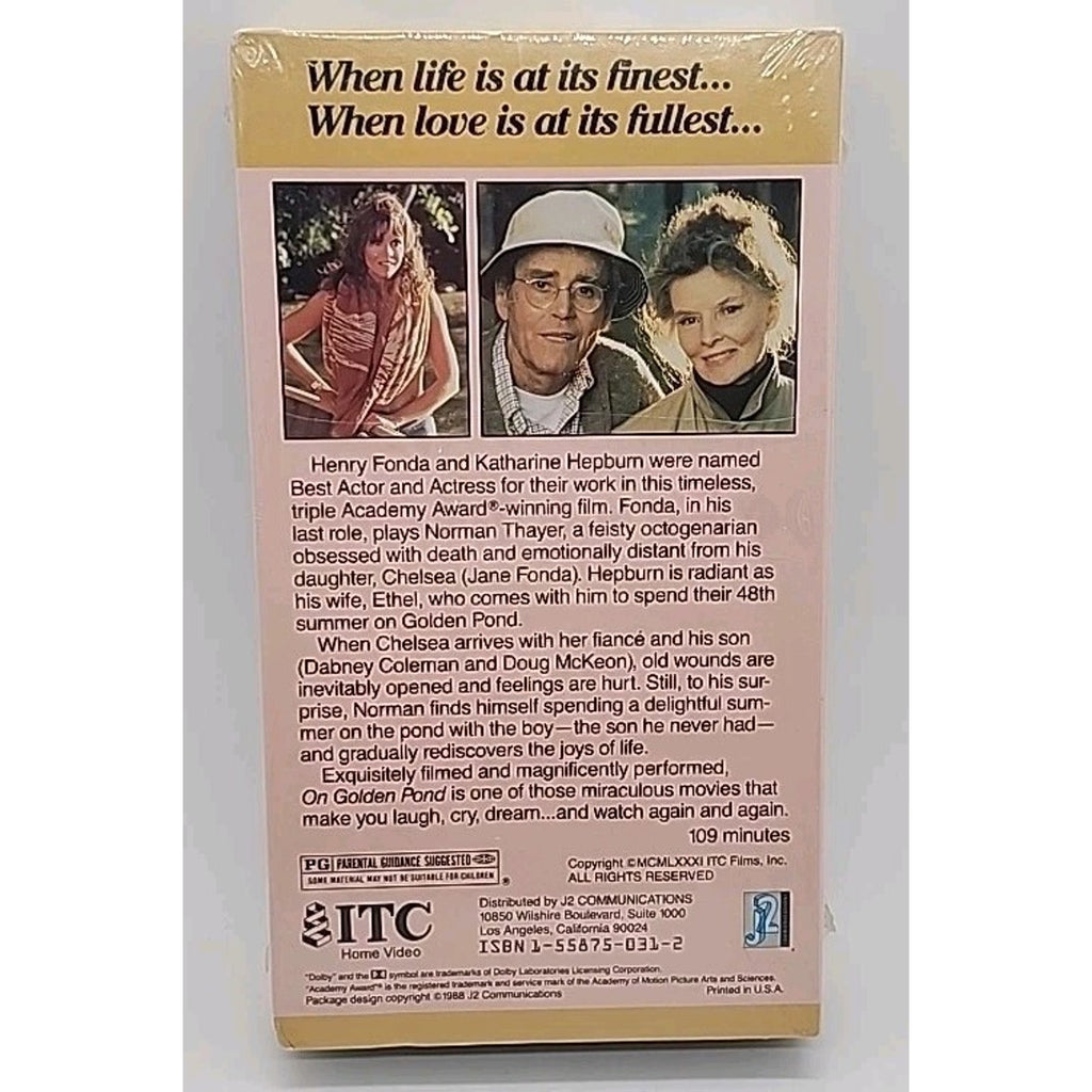 On Golden Pond (VHS) *Brand New*