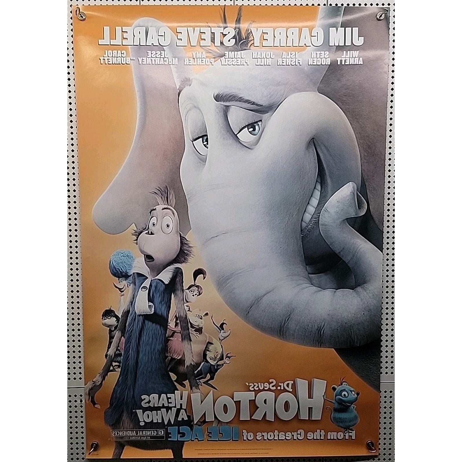 Horton Hears a Who! 2008 Double Sided Original Movie Poster 27" x 40"
