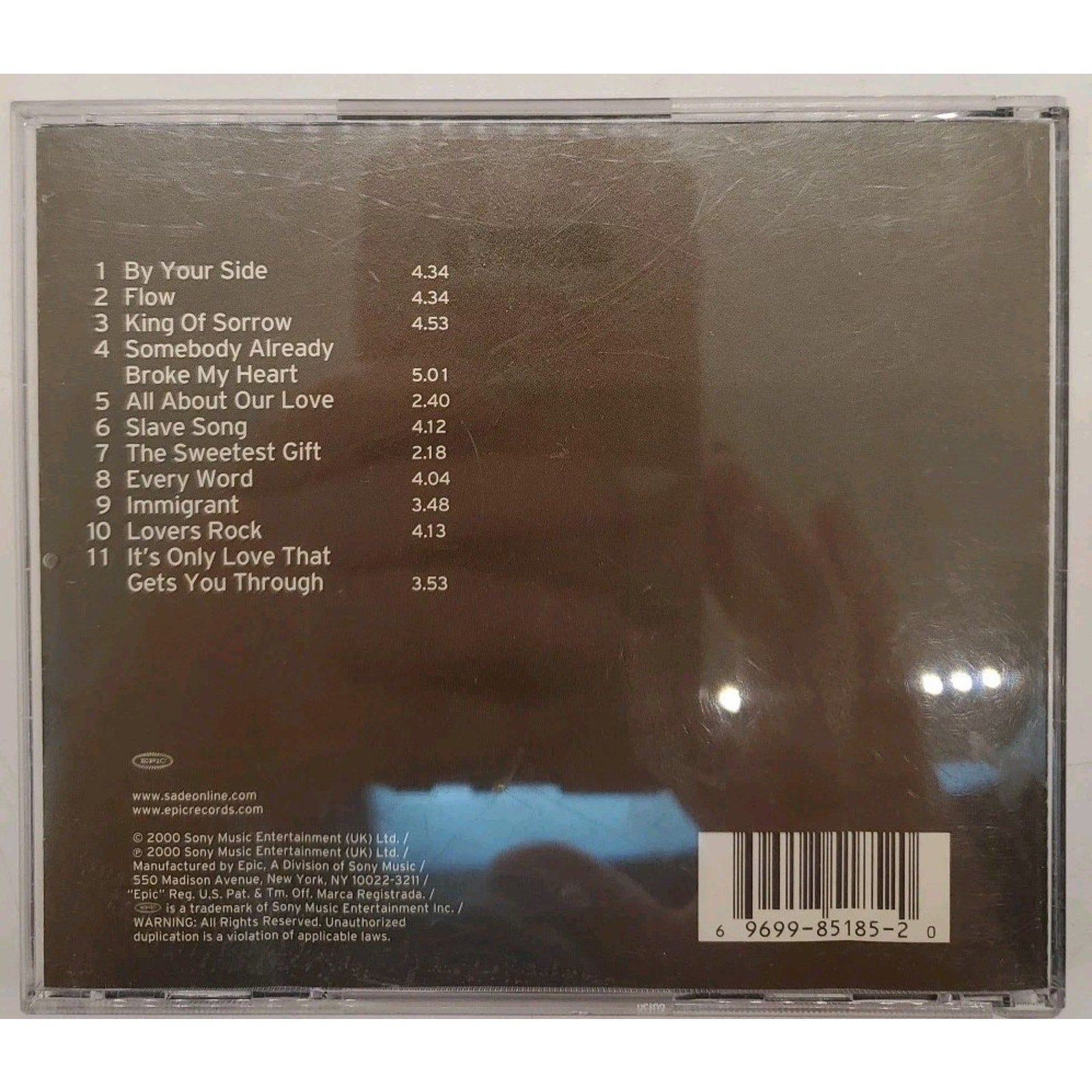 Lovers Rock by Sade (CD, 2000)