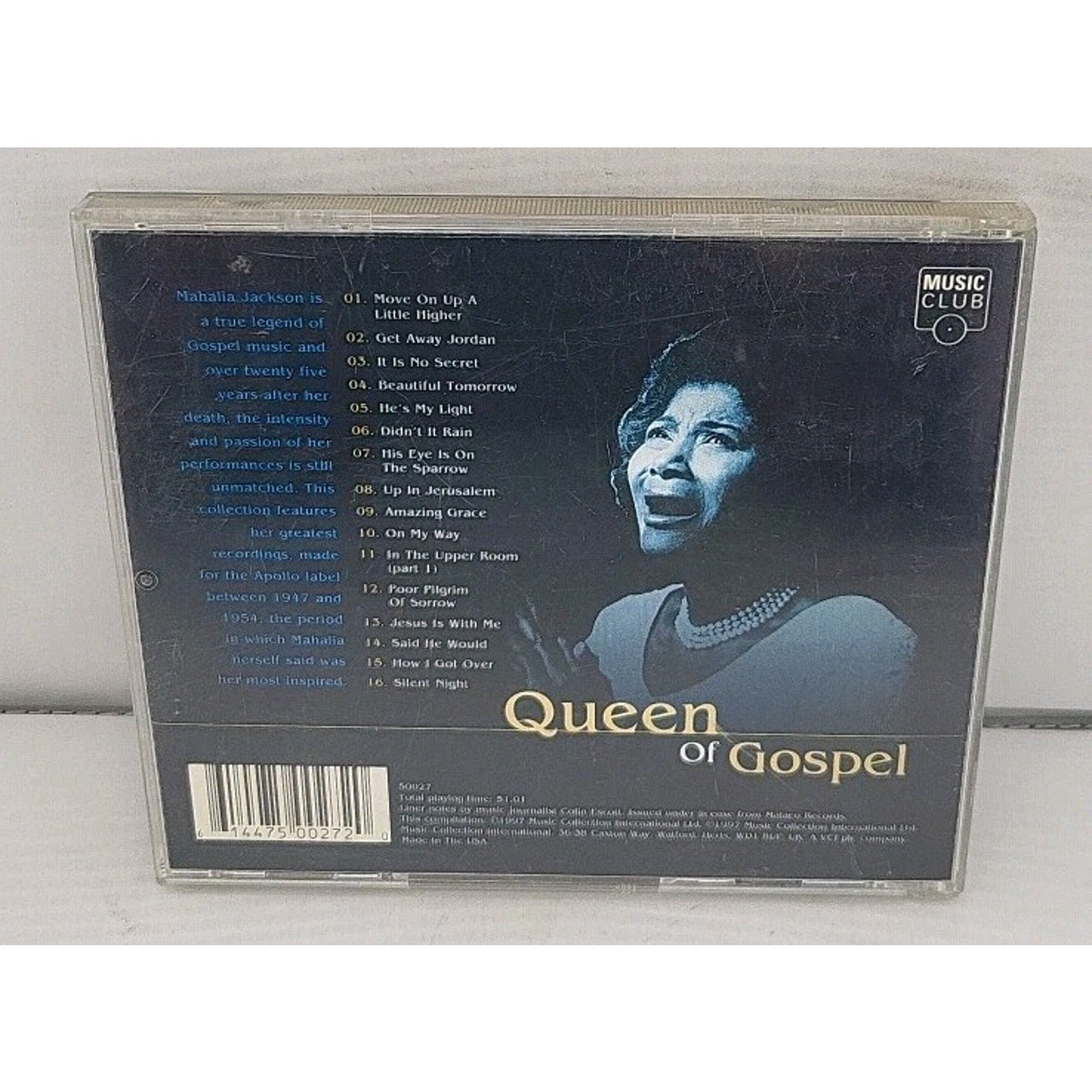 Queen of Gospel [Music Club] by Mahalia Jackson (CD, May-1997, Music Club...