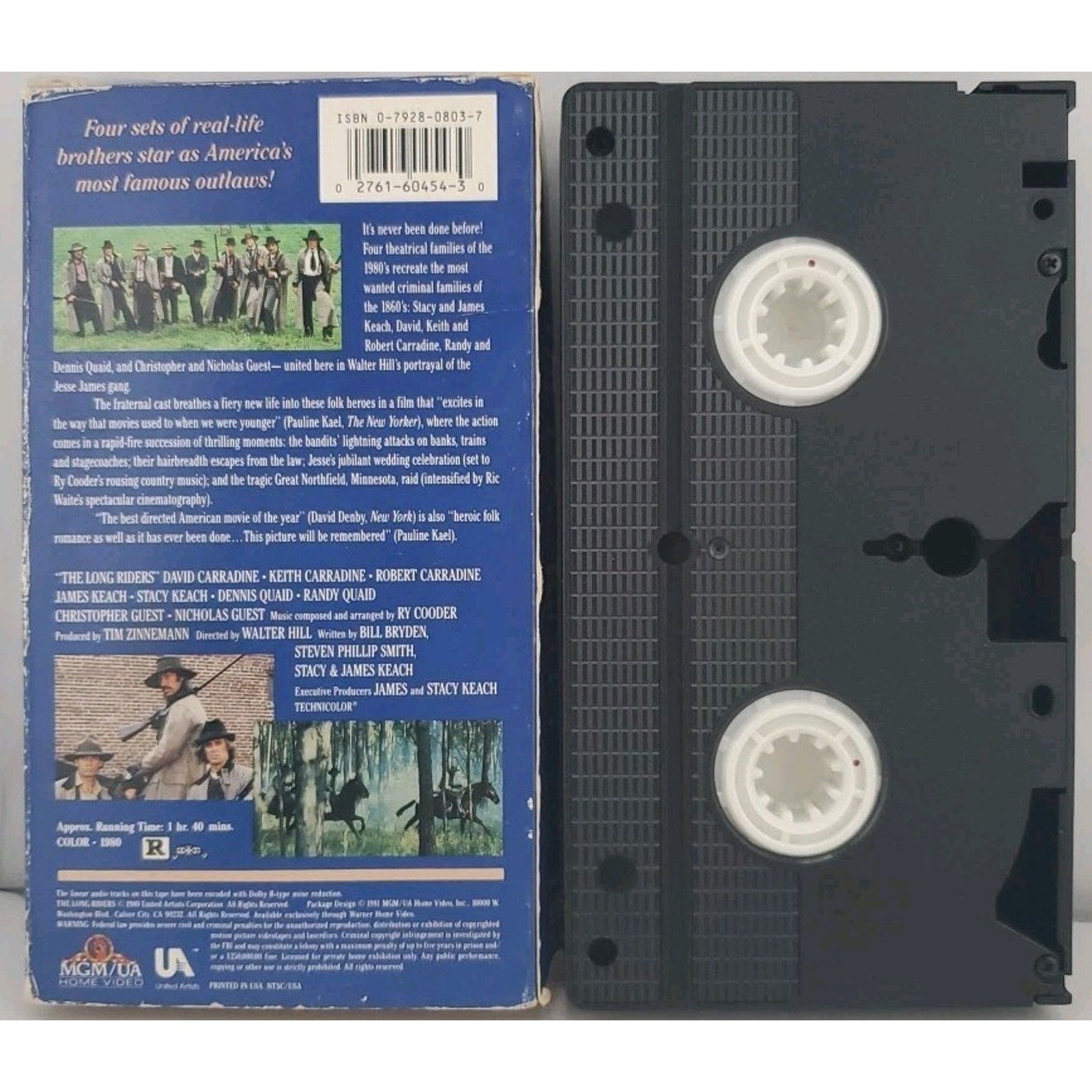 The Long Riders VHS 1991