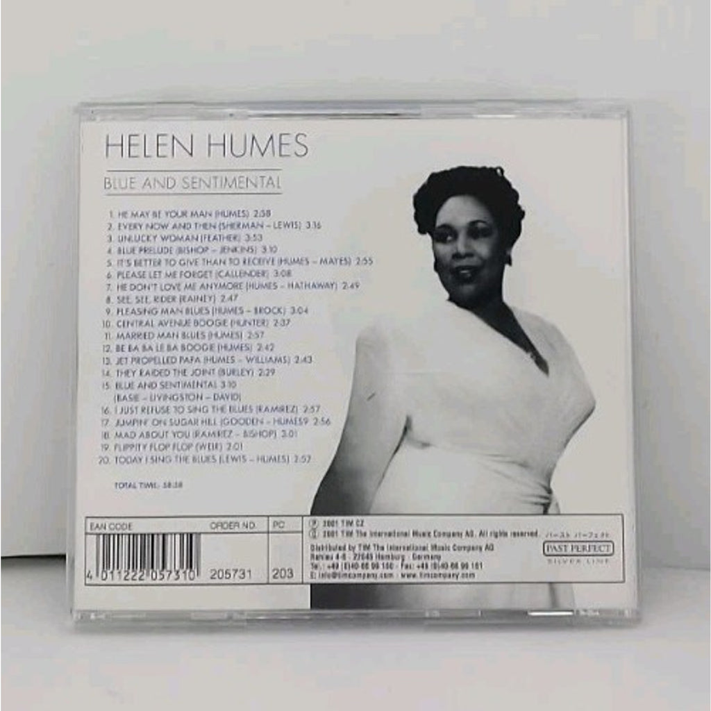 Blue And Sentimental by Helen Humes (CD 20 Tracks, Past Perfect, 2001 Import)