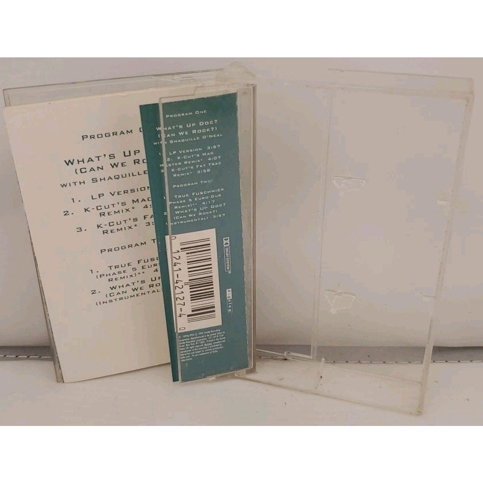 Fu-Schnickens Shaquille O'Neal Whats Up Doc? Cassette Tape Maxi-Single 1993