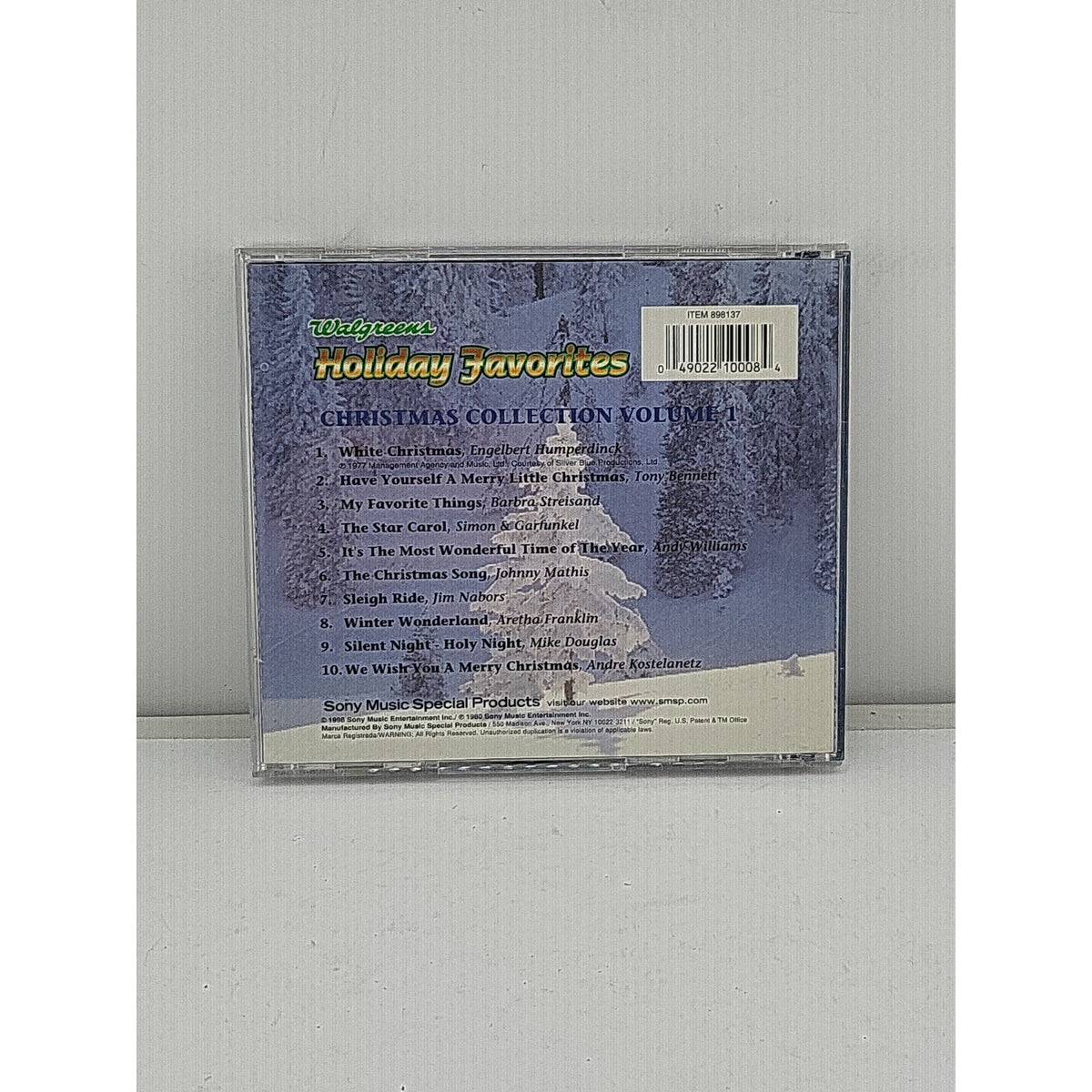 Walgreens Holiday Favorites CD Christmas Collection Volume 1