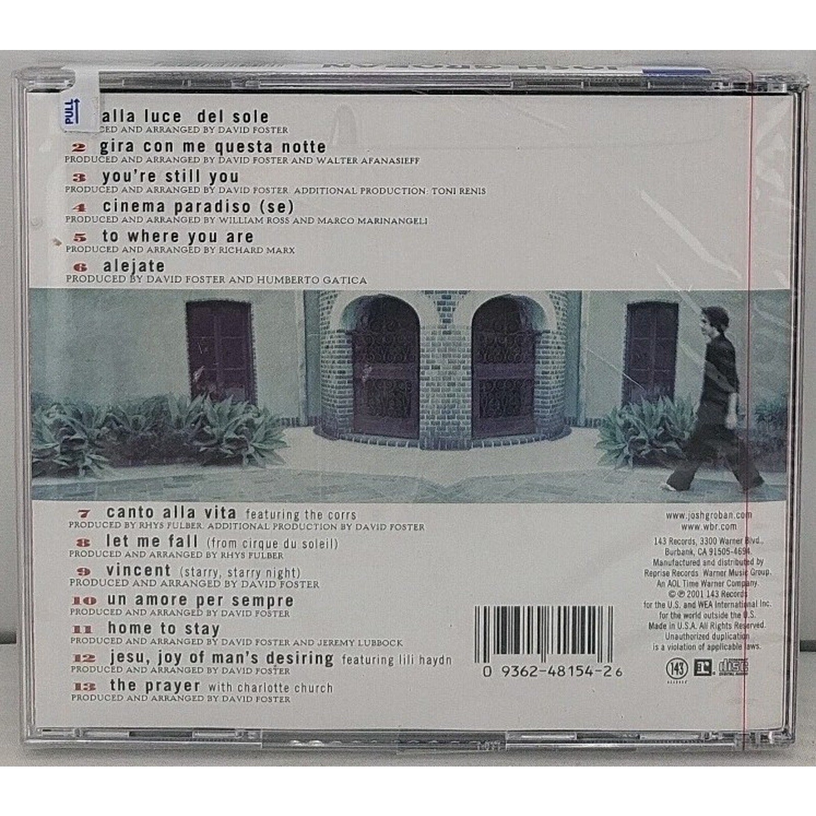 Josh Groban by Groban, Josh (CD, 2001) *Brand New*