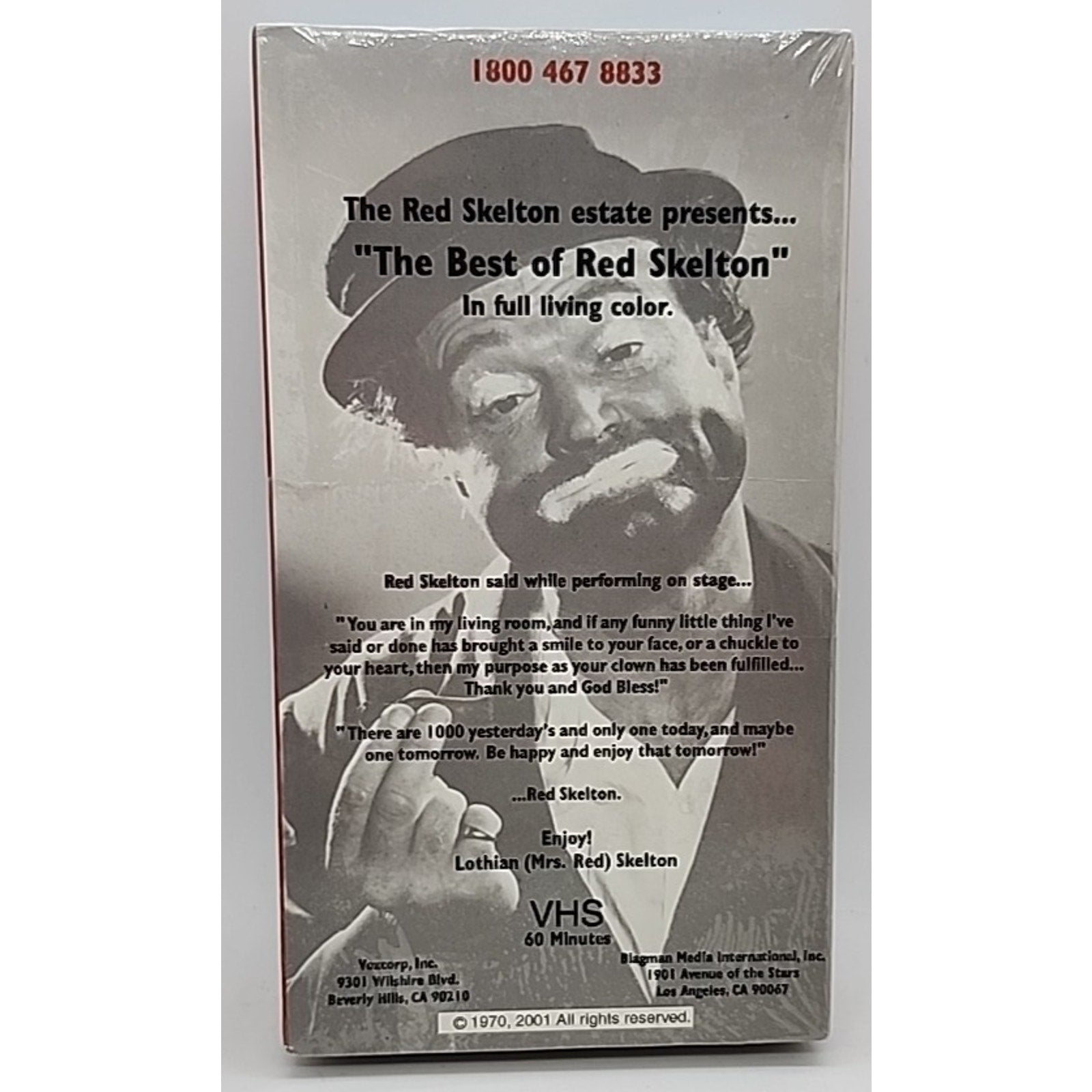 RED The Red Skelton Christmas Special (VHS) *Brand New*
