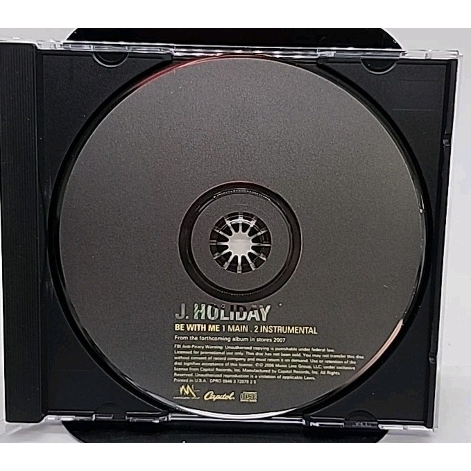 J Holiday CD Single Be With Me